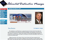 Desktop Screenshot of adventistdistinctivemessages.com